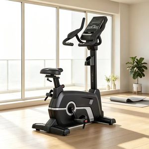 Bicicleta estática LED autoalimentada al por mayor, entrenador magnético vertical, bicicleta de cardio para interiores de bajo ruido - Product Image 4