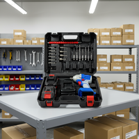 Tournevis électriques portables multi-outils de qualité industrielle en gros de Chine, ensembles d'outils sans fil à percussion sans balais pour la construction