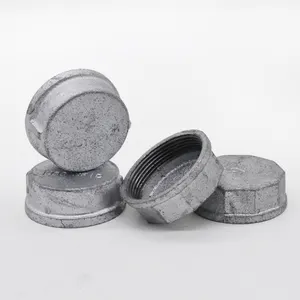 Durable Hot-dipped Galvanized Malleable Cast Iron Pipe Fitting Round Pipe Covers 301