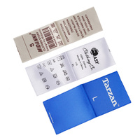 Étiquette textile tissée à la mode personnalisée Matériau en tissu Étiquette tissée pour vêtements Utilisation de l'encolure pour sacs