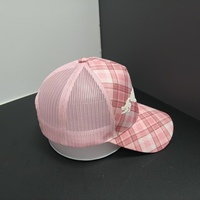 Gorra de camionero de algodón de cinco paneles, estilo bordado con diseño de caballo, a la moda, transpirable, con logotipo personalizable, para pesca, unisex, venta directa de fábrica