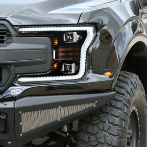 MARVELAND ชุดไฟหน้าโปรเจคเตอร์ LED แบบคู่ พร้อมไฟ DRL และไฟเลี้ยวแบบ Sequential สำหรับ Ford F-150 ปี 2018-2020 - Product Image 2