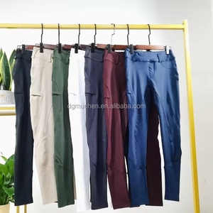 <span class=keywords><strong>Pantalon</strong></span> d'équitation pour femmes pleine couleur <span class=keywords><strong>pantalon</strong></span> d'équitation siège complet poche latérale culotte équestre 4 voies Stretch Leggings d'équitation pour dame - Product Image 6