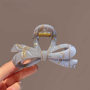 2026 New Popular Design Simple Light Luxury Bowknot Hairpin Fashionable Women's Hairpins Hair Accessory Wholesale Jewelry - Product Image 3