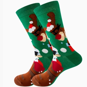 Nouvelle arrivée Offres Spéciales vente en gros <span class=keywords><strong>chaussettes</strong></span> de noël drôle père noël personnalité mâle <span class=keywords><strong>chaussettes</strong></span> père noël <span class=keywords><strong>chaussettes</strong></span> - Product Image 4