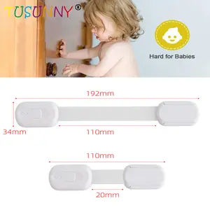 Child Security Of Baby Proofing Adjustable Strap And Drawers Latches For Kid Infants Cabinet Locks Straps Adhesive Child Locks