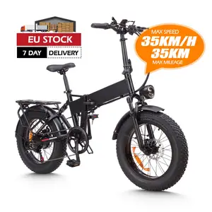 MZ-11 Eu 창고 재고 48V 500W 20 인치 지방 타이어 팻 바이크 전기 오토바이 Ebike 산 지방 타이어 자전거 판매