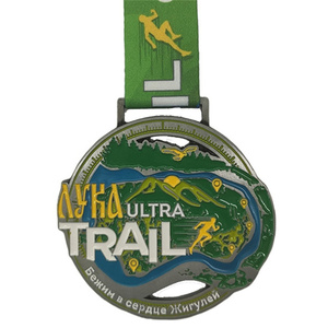 Talon TL-0720 Médailles de sport de course à pied Marathon vierges <span class=keywords><strong>en</strong></span> relief 3D plaquées <span class=keywords><strong>or</strong></span>, design personnalisé <span class=keywords><strong>en</strong></span> usine, souvenir <span class=keywords><strong>en</strong></span> métal - Product Image 2
