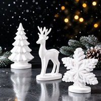 Poudre de gypse à surface lisse, extra blanche, sans bulles, poudre de moulage pour poupée en plâtre, 3D, blanche, faite à la main, cadeau de Noël DIY