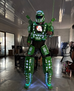 ชุดหุ่นยนต์ไฟ LED แบบติดขา สำหรับการแสดง สร้างบรรยากาศในห้างสรรพสินค้า  วัสดุเป็นอันตรายต่อการเกิดไฟไหม้ - Product Image 2