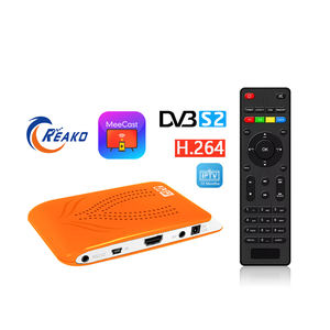 MeeCast DVB-S2 H.264 Satellite Mini HD FTA STB WiFi Multilingue 1080P Boîtier <span class=keywords><strong>TV</strong></span> numérique en plastique avec prise en charge CAS et USB PVR - Product Image 1