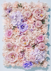 Guirlande murale de fleurs artificielles roses et vertes 8x8 pour chambre à coucher, avec hortensias, pour anniversaire, style Alibaba - Product Image 3