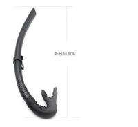 Tube respiratoire de plongée en gros, tube de plongée humide en PVC, tube respiratoire pour la natation sous-marine, tuba de plongée sous-marine
