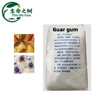 Poudre de Gomme de Guar de Qualité Alimentaire en Gros, Cristalline Blanche, Certifiée MSDS, Additif Épaississant Alimentaire en Fût ou en Sac