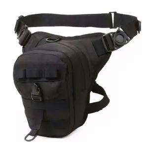 방수 야외 하이킹 허벅지 팩 전술 드롭 다리 가방 남성 여성을위한 오토바이 허리 가방