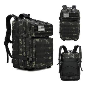Low MOQ 900D Oxford Hiking <b>Backpack</b> 45L Molle Pouch Assault Pack Camping OEM Tactical <b>Backpack</b> - Product Image 1