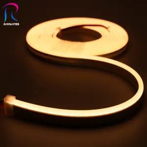 Raymates lâmpada led neon para decoração externa, 0613mm, à prova d' água, neon, 24v, tubo de silicone