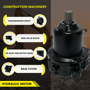 Moteur à entraînement hydraulique MSF‑12‑10‑1 OM‑MSF‑12‑10‑1‑000 Composant hydraulique pour équipement lourd - Product Image 2