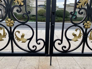 Puerta de Entrada Decorativa de Aluminio Industrial, Elegante Puerta Batiente de Aluminio, Puertas de Aluminio Fáciles de Instalar - Product Image 3