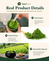 Fournisseur OEM de poudre de matcha de qualité cérémonielle en marque blanche pour emballage personnalisé en sachet/boîte et approvisionnement en vrac