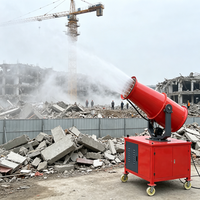 Canon à brouillard mobile certifié CE avec une portée de pulvérisation de 40 mètres pour la désinfection et la sanitisation des zones d'urgence et de catastrophe