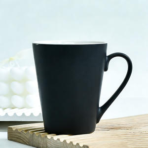 Tazas de Cerámica Liling, Color Negro Mate, Gris, Blanco, Diseño Minimalista, Color Sólido, para Uso General, Regalo Empresarial - Product Image 4