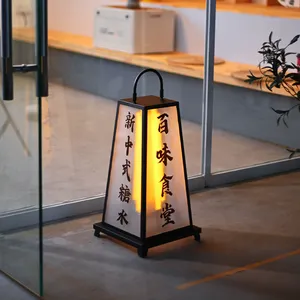 תיבת אור פרסומית בטעינה רצפתית בסגנון רטרו בסגנון סיני עם תצוגת תוכן ארבע צדדית, נוחה ומעשית