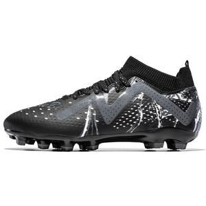 Chaussures de football à crampons hauts pour hommes, antidérapantes, respirantes, pour <span class=keywords><strong>terrain</strong></span> <span class=keywords><strong>synthétique</strong></span>/<span class=keywords><strong>terrain</strong></span> naturel, pour l'entraînement - Product Image 3