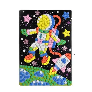 Exquisite with Gem Eva Mosaic Puzzle Kids Mosaics Painting DIY Handmade Art Kits