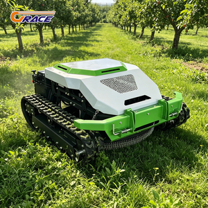 Tondeuse à gazon robotisée mini RC sur chenilles en caoutchouc, grande puissance, moteur de marque, la <span class=keywords><strong>moins</strong></span> chère au monde, pour jardin - Product Image 1