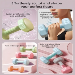 CZFIT New Generation Solid <b>Dumbbells</b>, High-quality Anti slip Home Exercise Shaping, Skin Friendly, Odorless, Easy to Store - Product Image 5