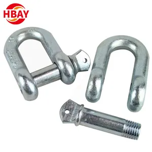 G210 High-Security American Type Dee Shackle for Heavy Industry and Mining for Lifting and Rigging