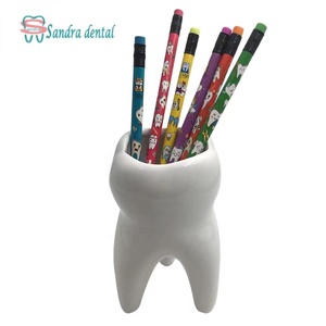 Décoration dentaire en céramique la plus populaire en forme de dents, cadeaux polyvalents pour l'hygiène buccale, pour l'artisanat, tasses, dents décoratives, marque ZZZU - Product Image 3