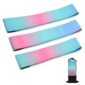 Fasce per il bottino di resistenza all'anca fasce per allenamento fasce di resistenza all'esercizio per gambe e glutei Fitness Sports - Product Image 1