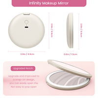 Miroir de maquillage portable haut de gamme |   Miroir de maquillage, miroir de maquillage de voyage, sac à miroir de maquillage, miroir de maquillage 8x, miroir de maquillage de bureau, miroir de maquillage doré