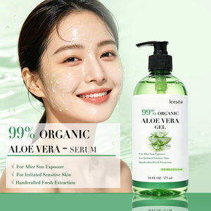ไอซ์ซี 99% ออร์แกนิค อโลเวร่า เจล 473 มล. แบบกดปั๊ม บำรุงผิวหลังออกแดด ปลอบประโลมผิวแพ้ง่าย ใช้ได้กับใบหน้า ผิวกาย และเส้นผม รับผลิตแบบ OEM ขายส่ง - Product Image 1