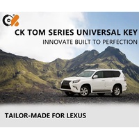 Clés de véhicule universelles intelligentes CK TOM Series TOM-O-04 à 3/4 boutons 8A avec circuit imprimé pour télécommande automobile Lexus ES LC LS RX