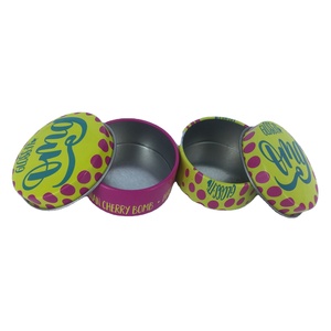 Small round shape tin box for packaging