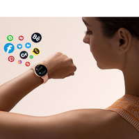 IP68 S76 Damen Smartwatch 1,19 Zoll AMOLED HD-Bildschirm BT-Anruf IP68 Wasserdicht Gesundheitsmonitor KI-Sprachassistent Luxus-Armband