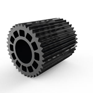 Dissipatore di calore quadrato di design industriale personalizzato, - Product Image 1