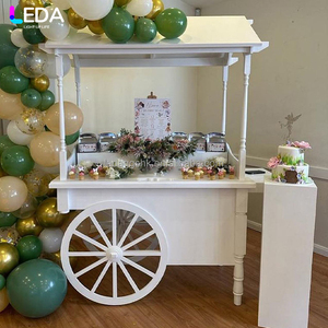 LEDA Hot Selling Wedding & Birthday Party Decorative Truck-Shaped Ice-Cream & <b>Candy</b> Cart for Holiday Dessert Display - Product Image 2