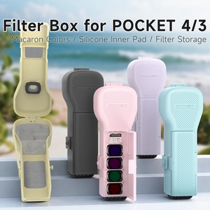Estuche Protector Colorido con Caja de Almacenamiento para Filtros, Funda Protectora para Cámara Gimbal, para <span class=keywords><strong>Kit</strong></span> de Cámara de Acción <span class=keywords><strong>Osmo</strong></span> <span class=keywords><strong>Pocket</strong></span> 4/3 - Product Image 1