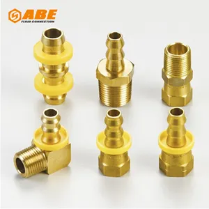 Gas casting Pagoda Hose Air Connectors Coupler Adapter Compression Brass Barb Coupling Pipe Nipple Female Hose Fittings