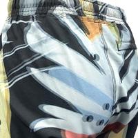 Short de bain en polyester pour homme avec ceinture élastique, impression par sublimation, short de surf