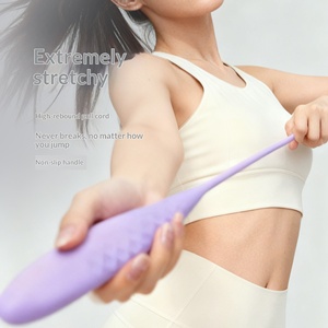 Corde à sauter sans fil YX - lestée en silicone, qualité professionnelle, pour les entraînements intérieurs de brûlage des graisses pour femmes, perte de poids, fitness adulte - Product Image 3