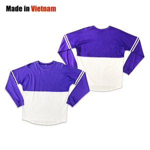 Camisetas personalizables de manga larga Camisetas casuales en blanco Hechas de poliéster/algodón Patrón impreso para su equipo - Product Image 1