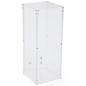 Hộp Quà Tặng Hình Chữ Nhật Acrylic Lớn Rõ Ràng Với Khóa Sàn Đứng Acrylic Hộp Đề Nghị Cho Các Quỹ Vé Xổ Số - Product Image 3