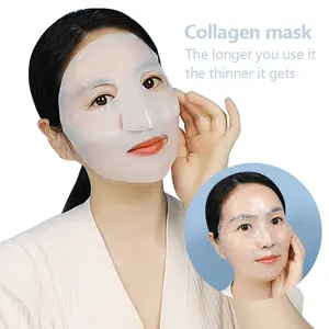 Maschera facciale Oem idrogel bianco Bio-collagene 3 ore Peel Off usa e getta Anti rughe rassodante durante la notte per dormire maschera per il viso