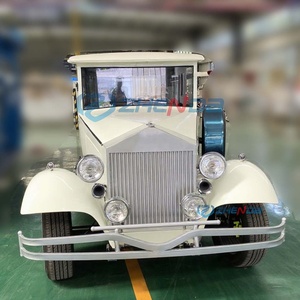 Factory Customized Vintage White Coffin Carriage Horse Wagon Antique Electric Buggy Electric Funeral Horse Hearse - Product Image 5