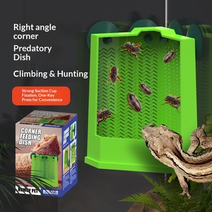 Plato de Alimentación para Reptiles con Ventosa, Comedero Colgante y de Pie para Insectos Vivos para Dragón Barbudo, Gecko Leopardo, <span class=keywords><strong>Lagarto</strong></span> - Product Image 2